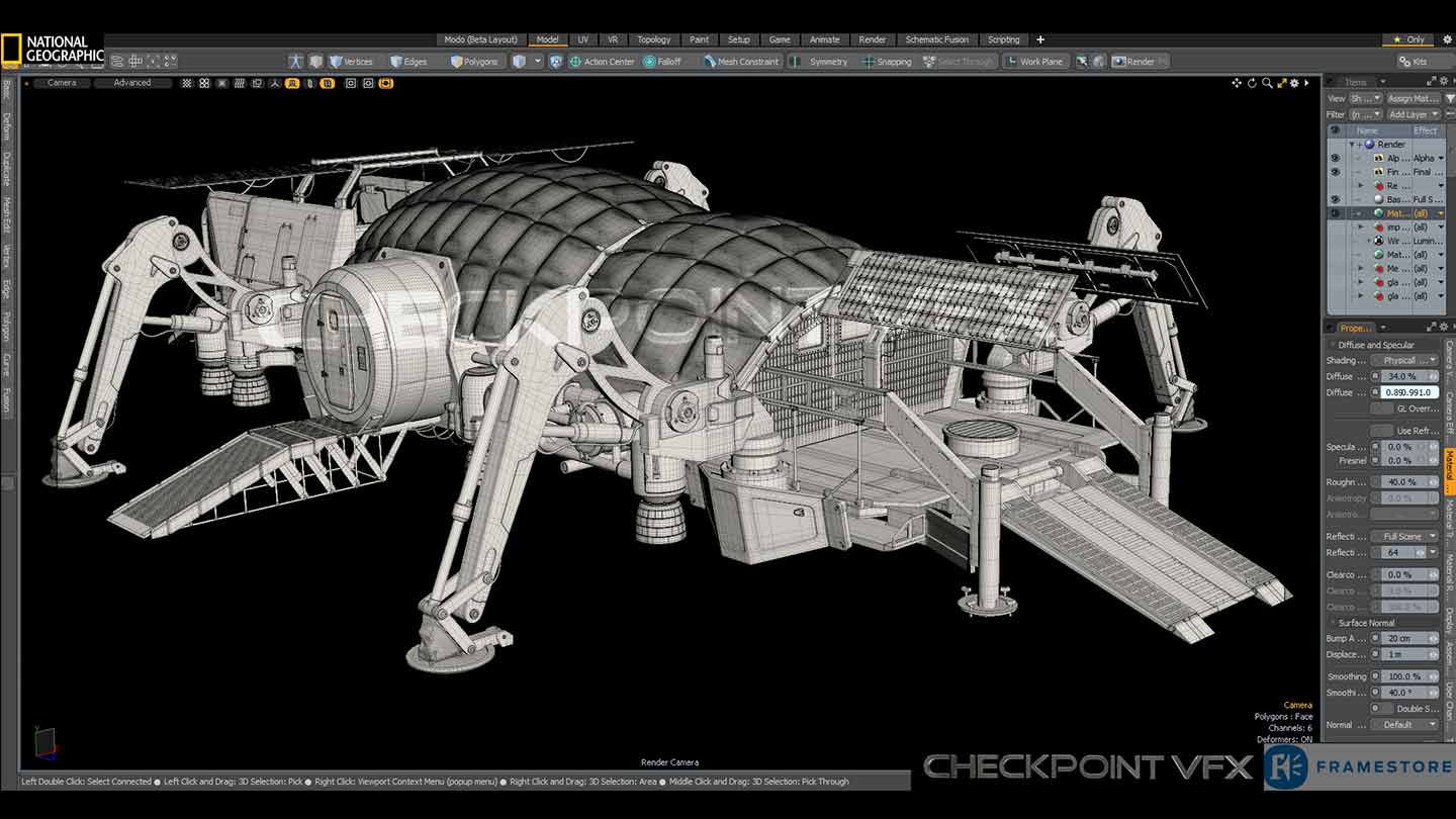 3d Texturing of mars vehicles