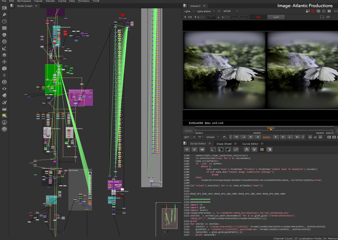 Compositing Micro Monters in Nuke