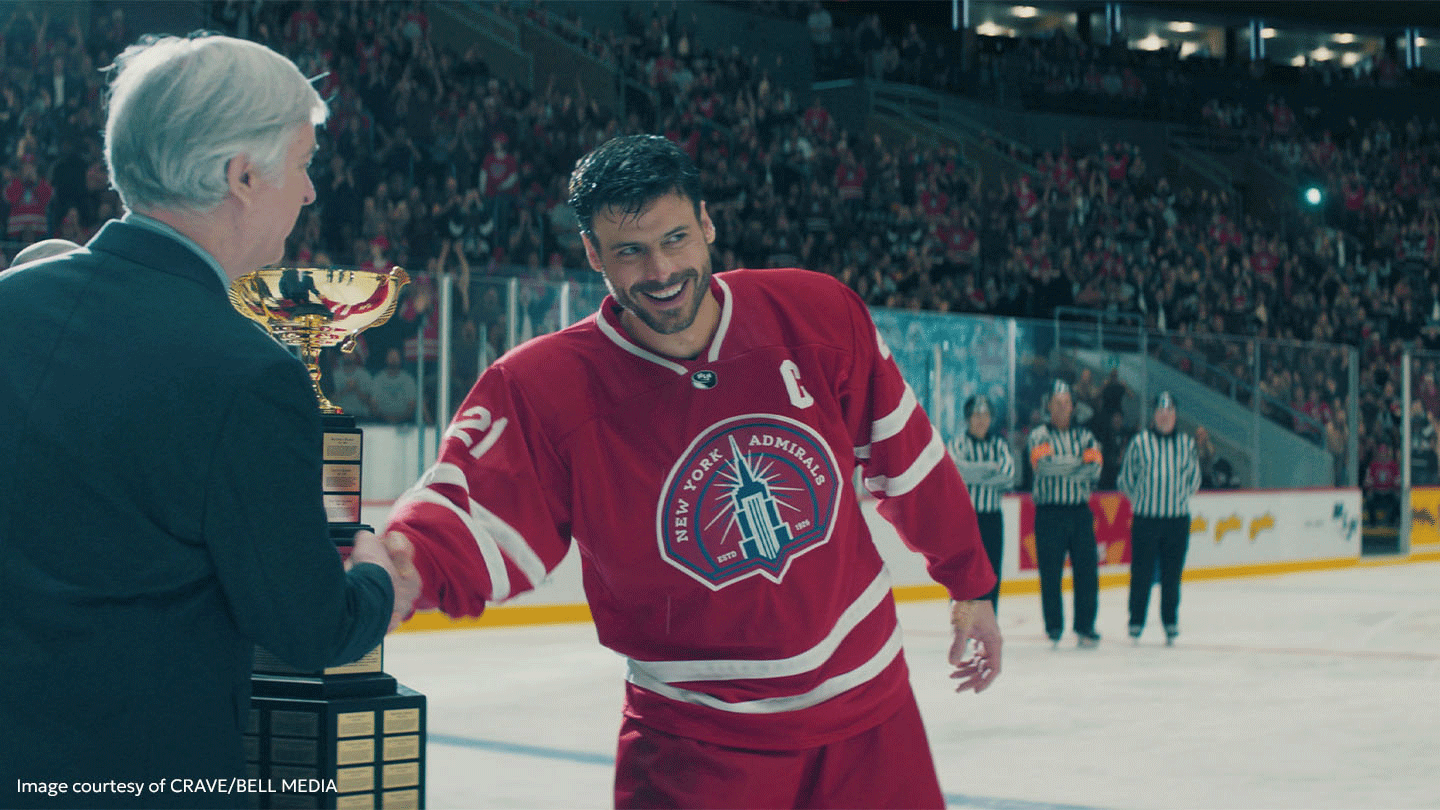Heated Rivalry VFX breakdown Scott Hunter receiving the cup