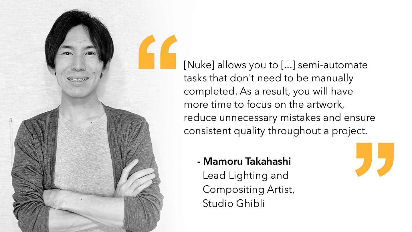 Quote from Mamoru Takahashi, Studio Ghibli
