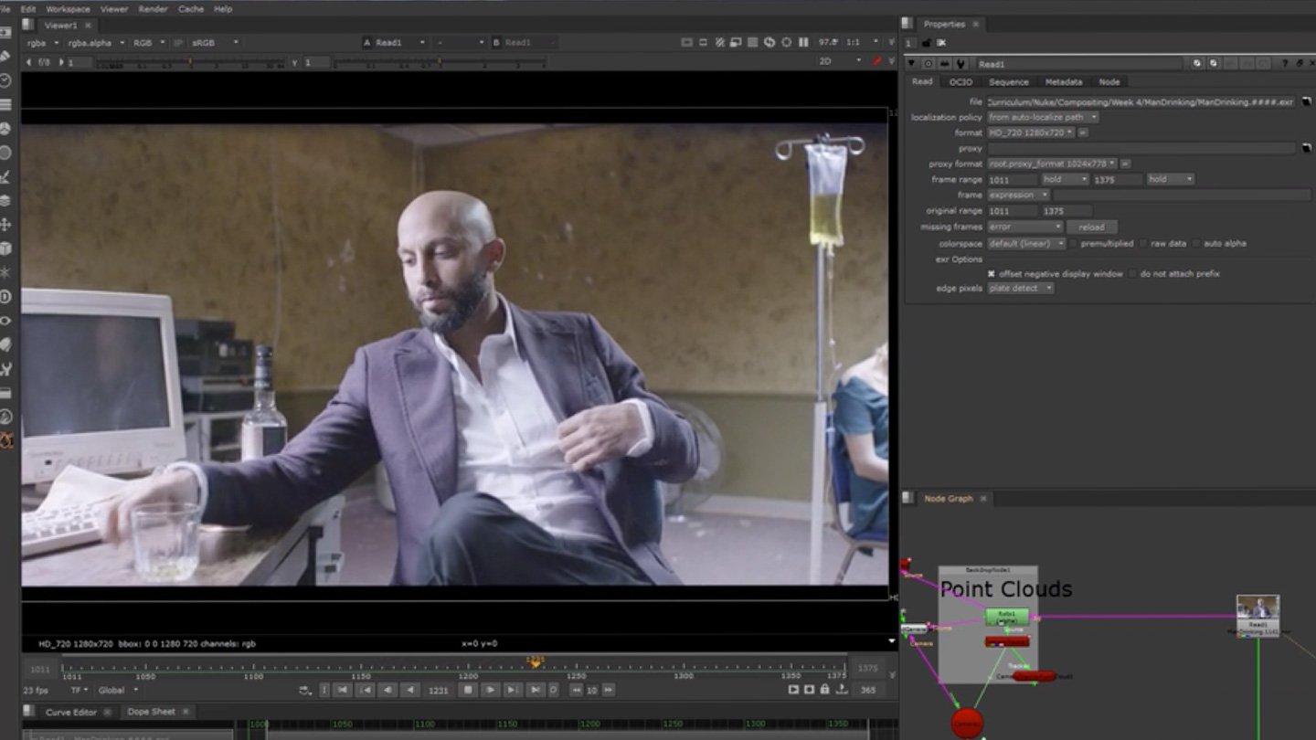 Compositing Nuke UI