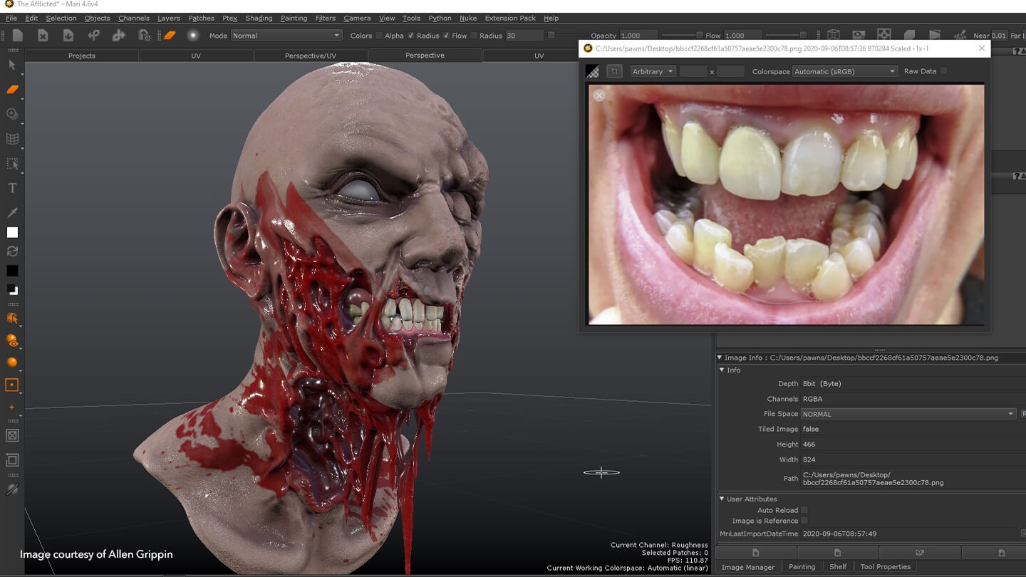 Zombie art Allen Grippin