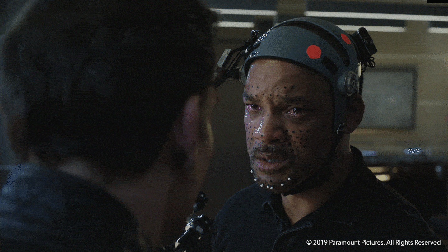 a gif showing the tool making a digital Will Smith