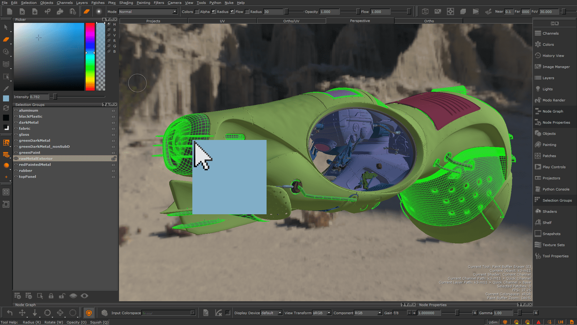 Workflow improvements in Mari 4.0