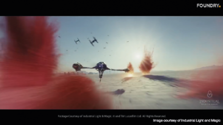 Flying spaceship attack