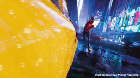 Superhero running taxi