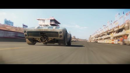 3D car model on racetrack