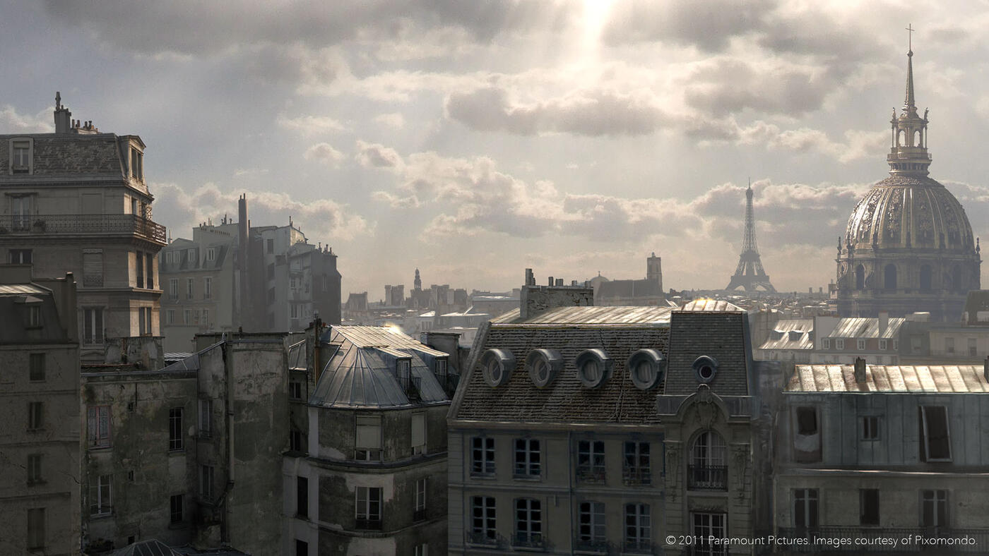 London cityscape in stereo using Ocula for Nuke