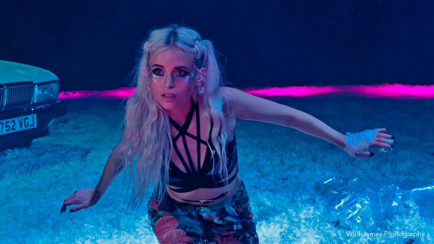 Kyla La Grange in her Hummingbird VR music video