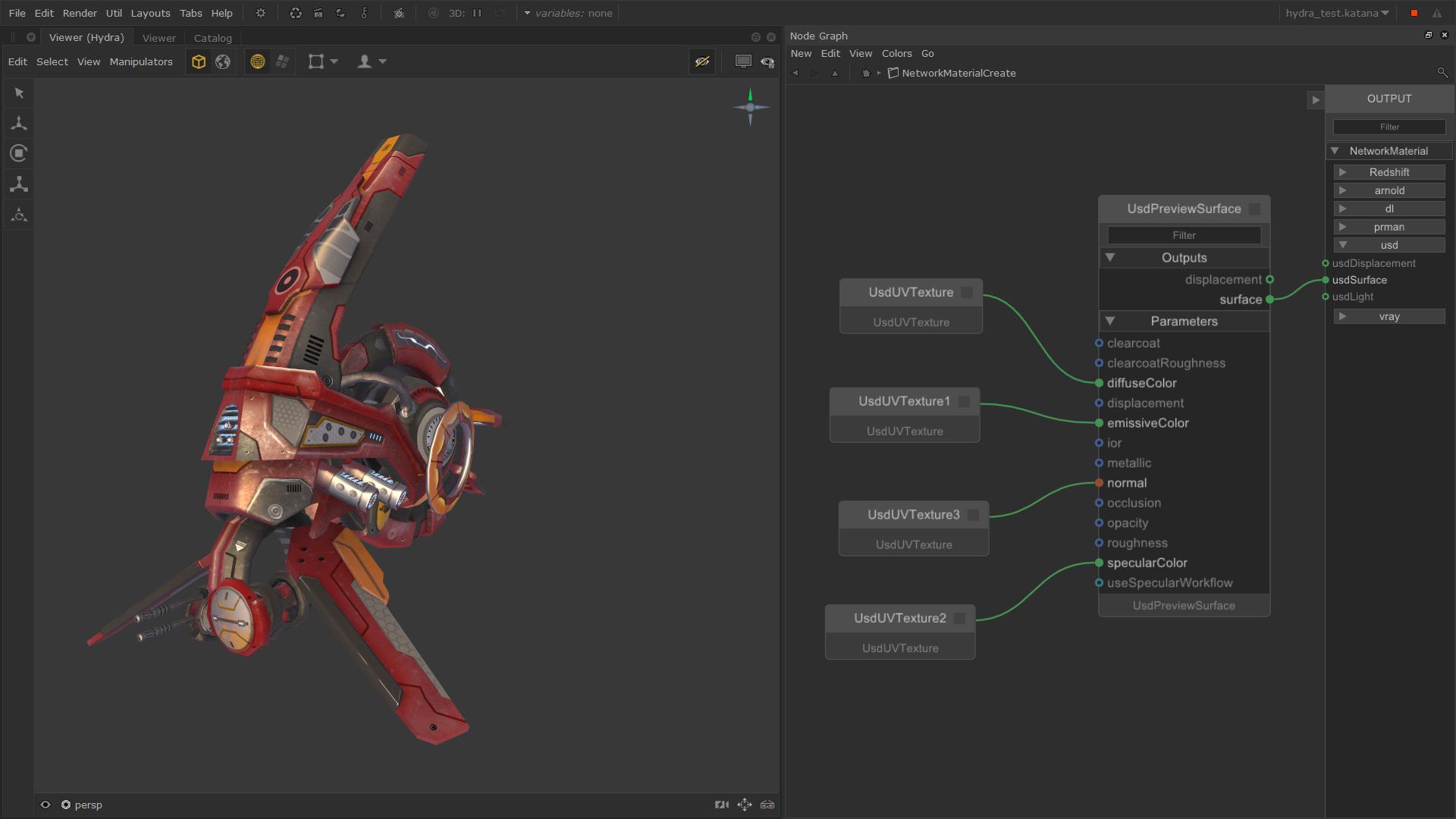 lookdev USD material Katana 4.0