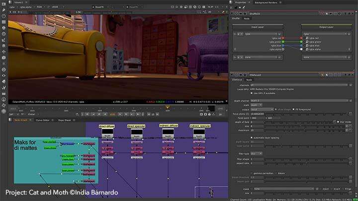 Powerful node-based compositing
