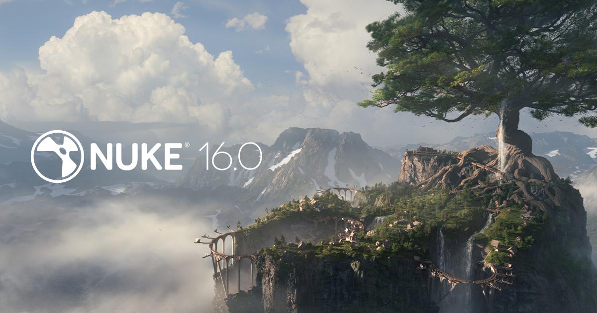 Nuke 16.0 logo and hero image