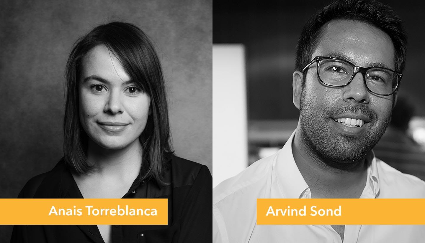 Anais Torreblanca and Arvind Sond