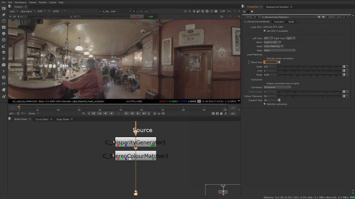 Color correction in Cara VR makes virtual reality production faster and easier