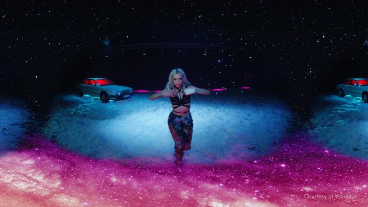 Cara VR in use on VISUALISE's Kyla video for VR production