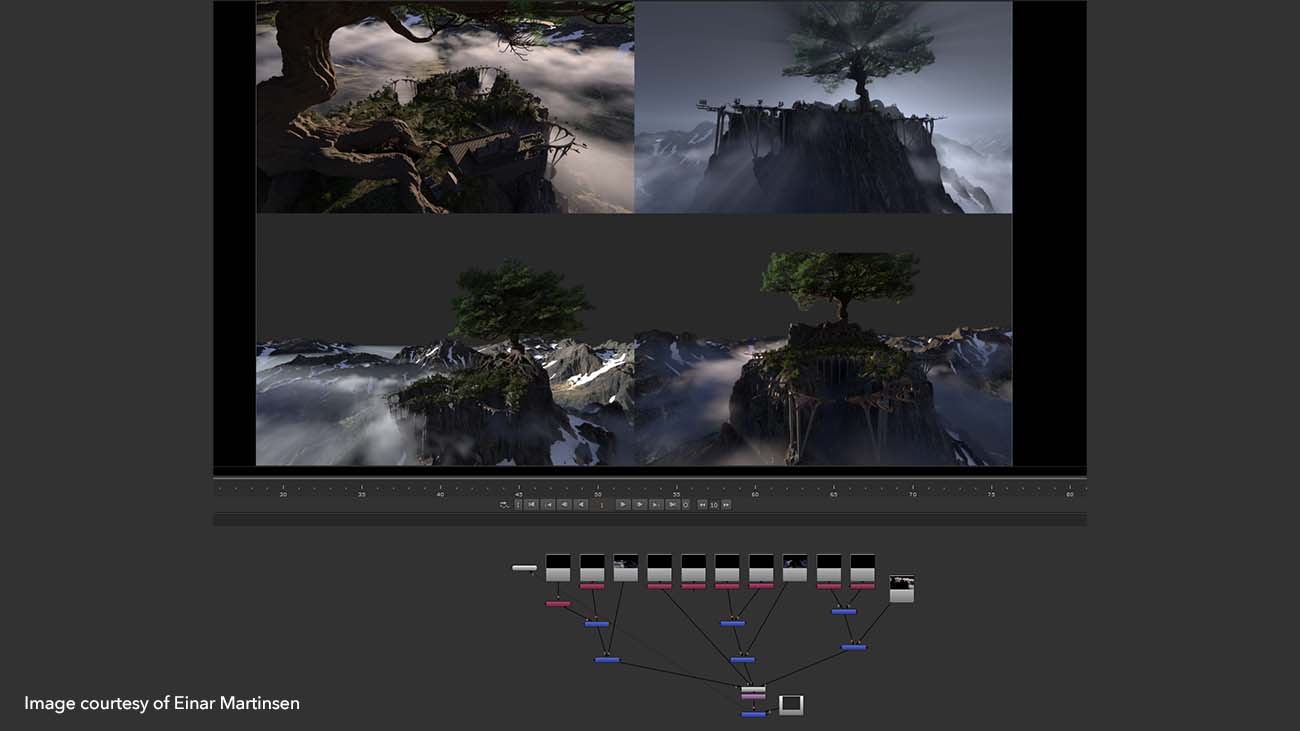 Behind the scenes of the Nuke 16.0 artwork