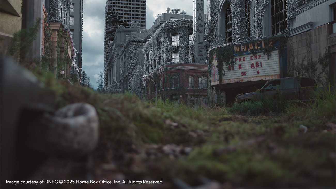 The abandoned theater in The Last of Us Season 2